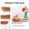 Rattan Storage Basket Baskets Woven Hand Snacks Dining Table Tabletop Fruits Bread