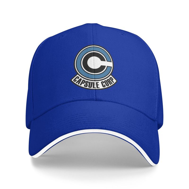 Capsule Corp Print Baseball Cap Daily Casual Sandwich Cap Unisex Sun Protection Bucket Hats Snapback Hat Dad Hats Casquette