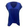 Women's V-neck Solid Color Short Sleeve Comfortable Casual Top T-shirt