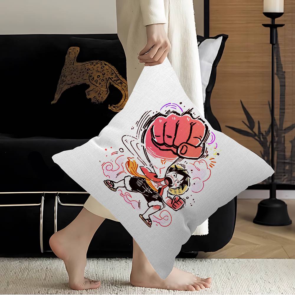 Japanese popular Anime OOne PPiece Personalized picture text home decorative pillows Household Gifts xcm