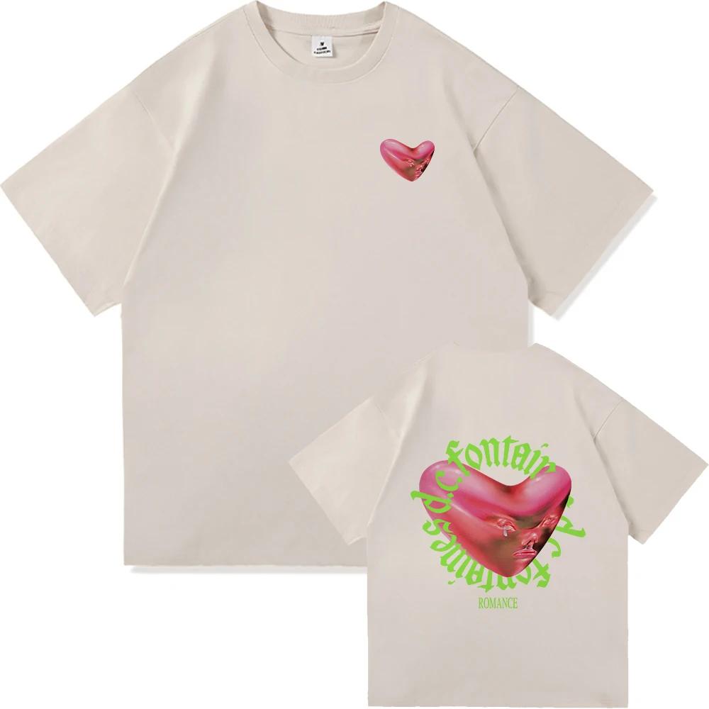 ZX TEE 2025 Fontaines D C Romance T Shirt in The Modern World Men women Clothing Harajuku T-Shirt Unisex High Quality Tops Tees Shirts