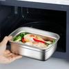 Leak-proof Lunch Box 316 Stainless Steel Food Container Fresh-keeping Box  Refrigerator