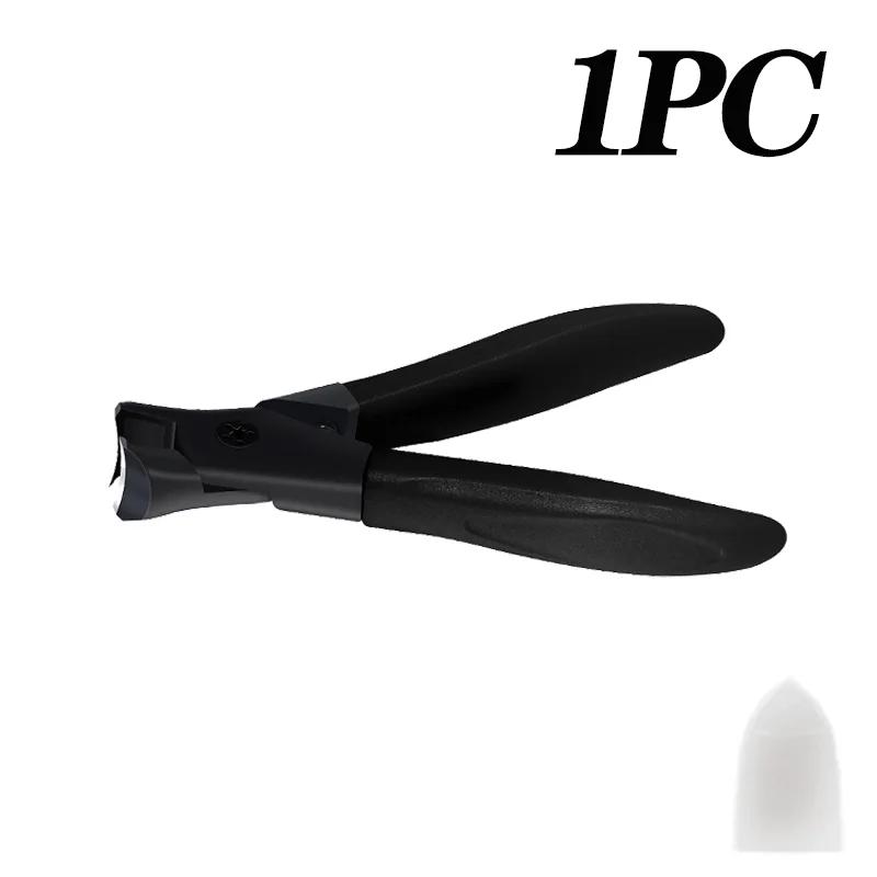 10 шт. Брызгозащитные кусачки для ногтей с большим отверстием, специальные кусачки для толстых и твердых ногтей, набор кусачек для ногтей для домашнего использования