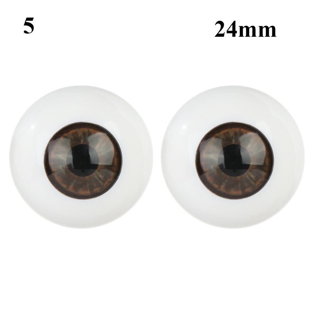 1 пара 24 мм 30 мм DIY Для BJD куклы Акриловые глаза Изготовление кукол Поделки Кукольный глаз Безопасная игрушка для животных