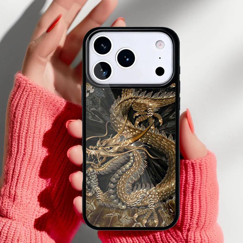Азиатский китайский дракон Чехол для телефона для iPhone 17 16 15 14 13 Pro Max Задняя крышка для 12 11 Pro Coque