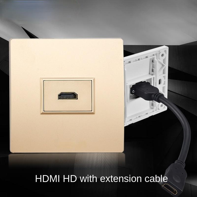 Встроенная мультимедийная панель 4K HD кабель HDMI видео цифровой ТВ разъем подключается непосредственно в разъем HDMI, выход сетевого ТВ кабеля, 86 мм