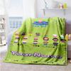 Peppa Pig Personalized Text Blanket Lightweight Personalized Blanket Durable Comfort Great for Seaside Office Chair Home Decor Nap All-Season Use