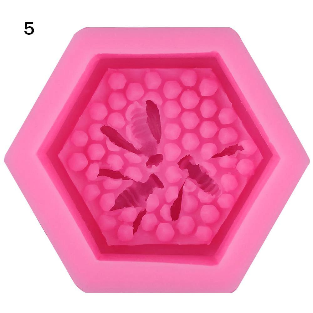 Ornament Desk Decoration Epoxy Resin Soap Mold Honeycomb Mold 3D Silicone Candle Mould Wax Model