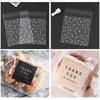 100Pcs/Set Gift Biscuits Bag Packaging Bread Baking Candy Cookies Package Bag