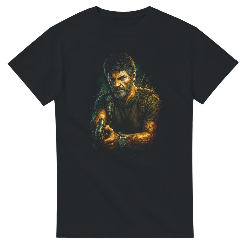 Joel Miller Halftone Heavyweight Unisex Crewneck T shirt | Gildan® 5000