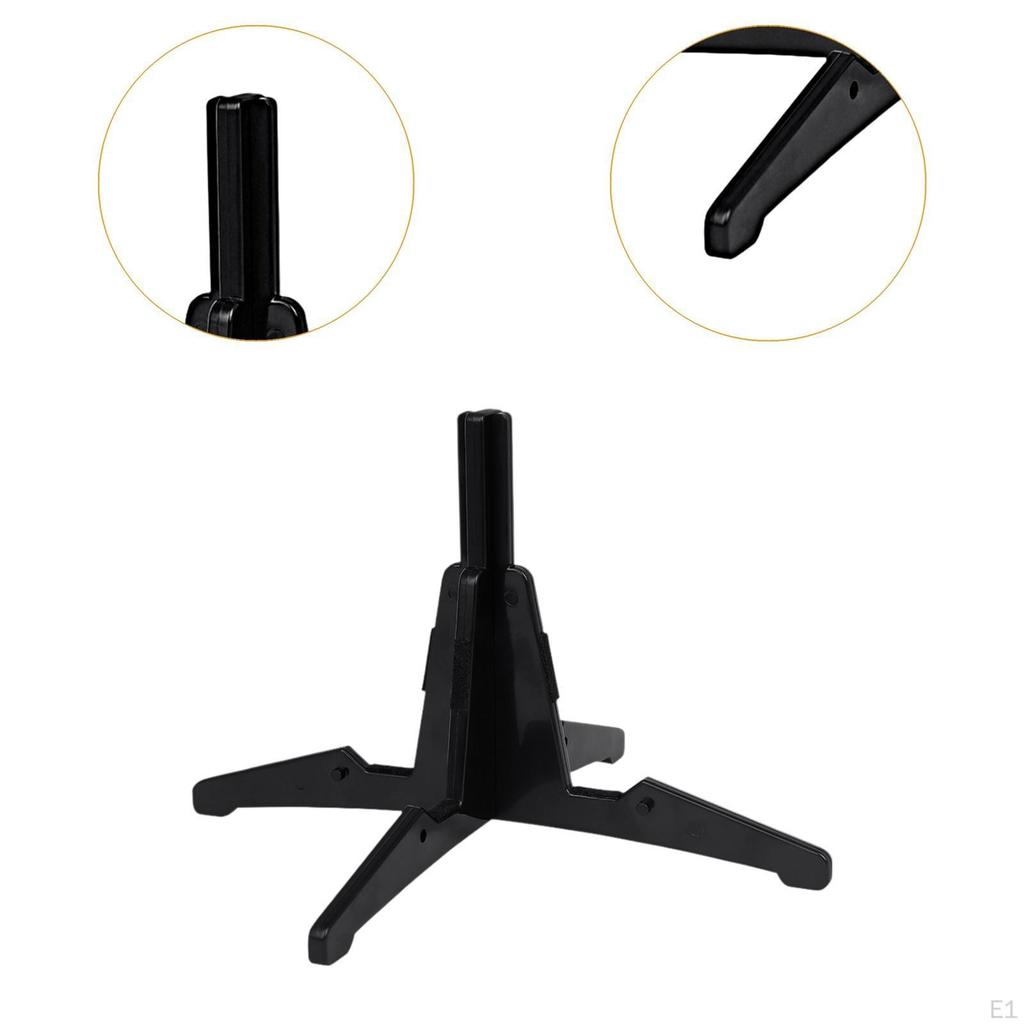 Detachable Clarinet & Flute Cross Stand 4 Foot Base Scratch Resistant Accessories Universal Fit Wind
