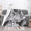 Eren Yeager Attack On Titan Blankets Flannel All Season Shingeki No Kyojin Anime Soft Throw Blankets for Home Car Bedspreads