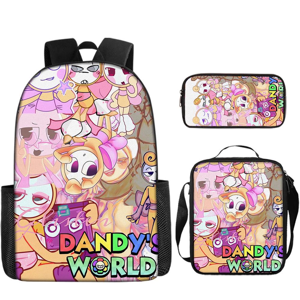 Школьный Сезон Рюкзак Dandy'S World Рюкзак Студенческая Школьная Сумка Сумка Через Плечо Пенал