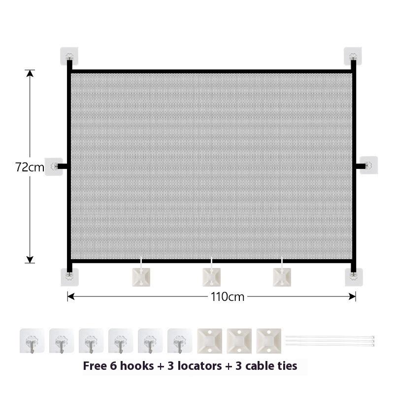 Складной забор для собак, сетка для изоляции питомцев, защитный забор, волшебные ворота для питомцев, дверь безопасности для детей
