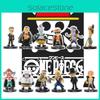 Набор аниме фигурок One Piece Луффи Рыжеволосый Шанкс Багги Мория и Брук Модели