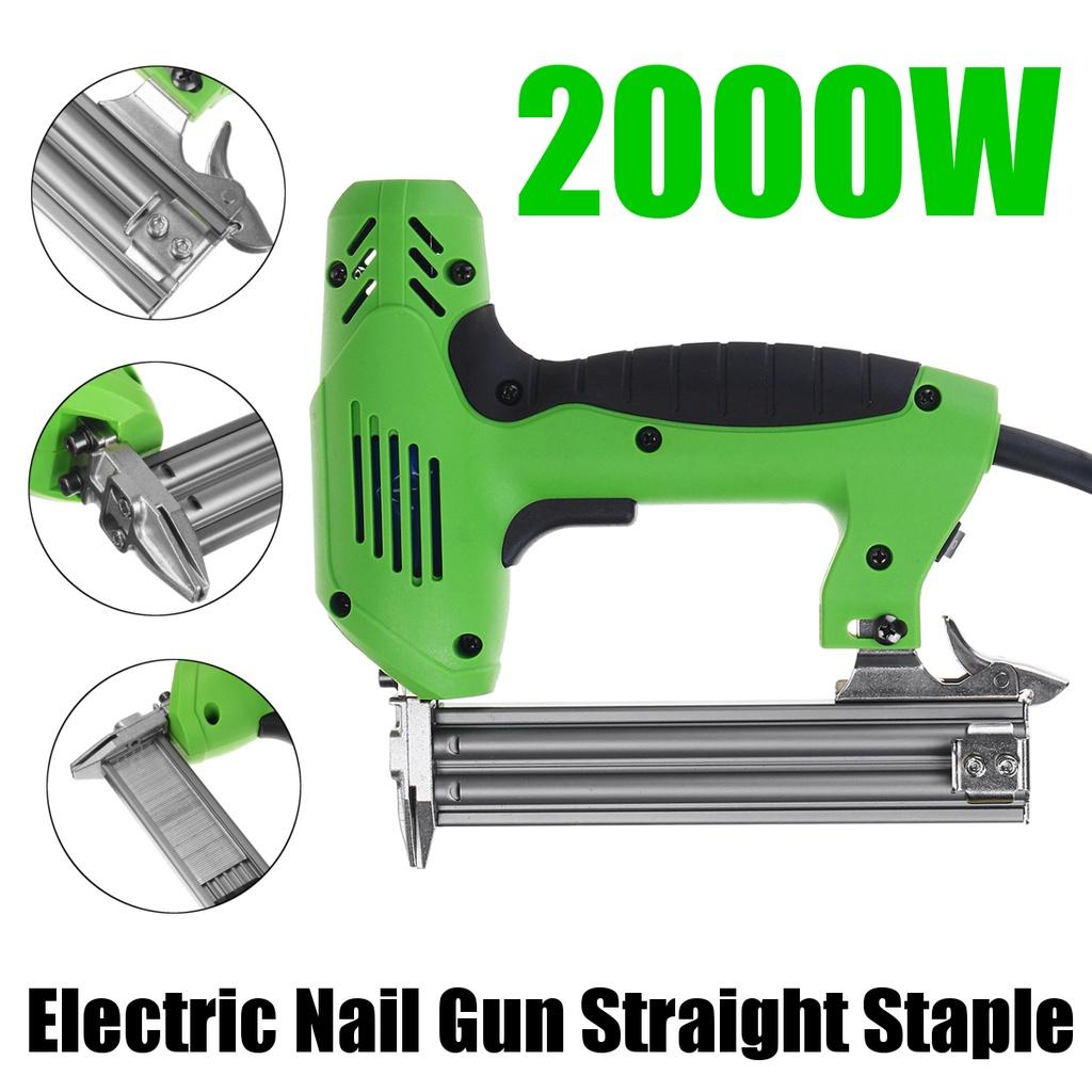 Electric Straight+Staple Guns 2 In 1 Framing Tacker Eletric Nails Gun 220V Electric Power Tools U-Shaped Straight 2000W