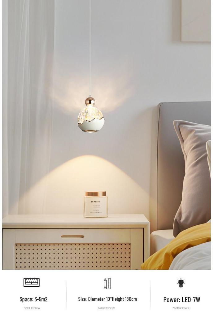 Italian Luxury Adjustable Pendant Light with Hand Sweep Sensor for Bedroom