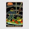 Farmers Wanted On Mars Poster Metal Plaque Wall Decor Decoration Club Bar Wall Cave Tin Sign Posters