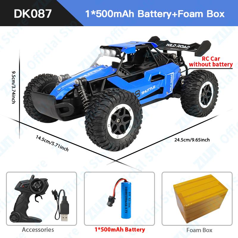 ZWN 1:20 RC Drift Car With Led Lights 2.4G Radio Remote Control Cars Buggy Off-Road Control Trucks Toys Gifts for Children