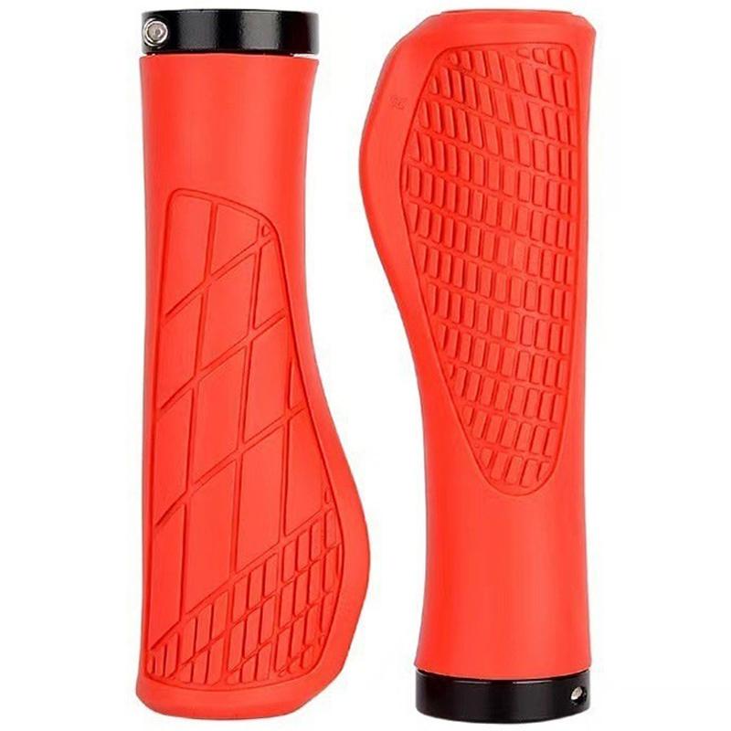 1 пара ручек для руля горного велосипеда, противоскользящие, удобные, фиксируемые, мягкие резиновые ручки для горного велосипеда, запчасти для велосипеда