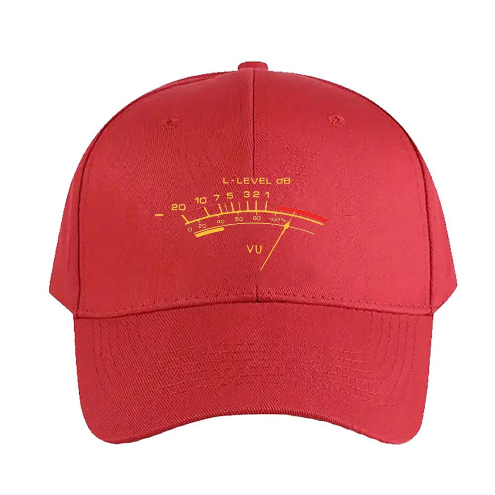Retro Vu Meter For Audio Technicians And Sound Engineers Cap summer woman Man Adult Hat Printed Baseball Caps Trucker Cap