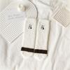 Thermal Socks Lady Panda Embroidery Autumn Winter Socks Women Socks Home Sleeping Socks Floor Socks
