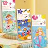 With Painting Brush Watercolor Coloring Book 12 Pages Mini Paint Pad  Children