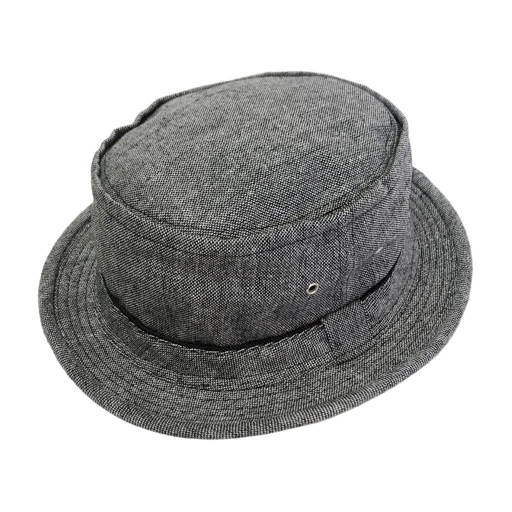 Базовая твидовая шляпа-порк-пай Ench большого размера мужская коричневая