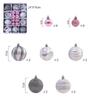 26PCS Mixed Christmas Balls Baubles Xmas Tree Ornament Christmas Home Decoration
