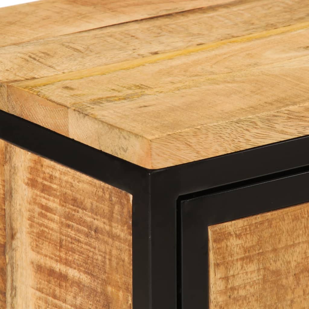 Nightstand 40 x 30 x 52.5 cm Rough Solid Mango Wood