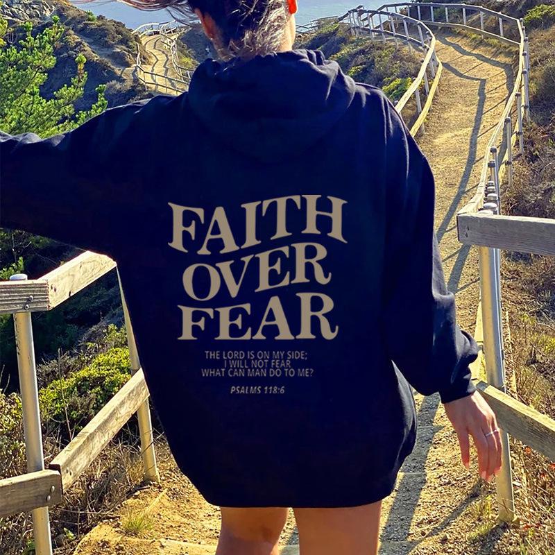 2023 Women's 'Faith Over Fear' Hooded Sweatshirt
