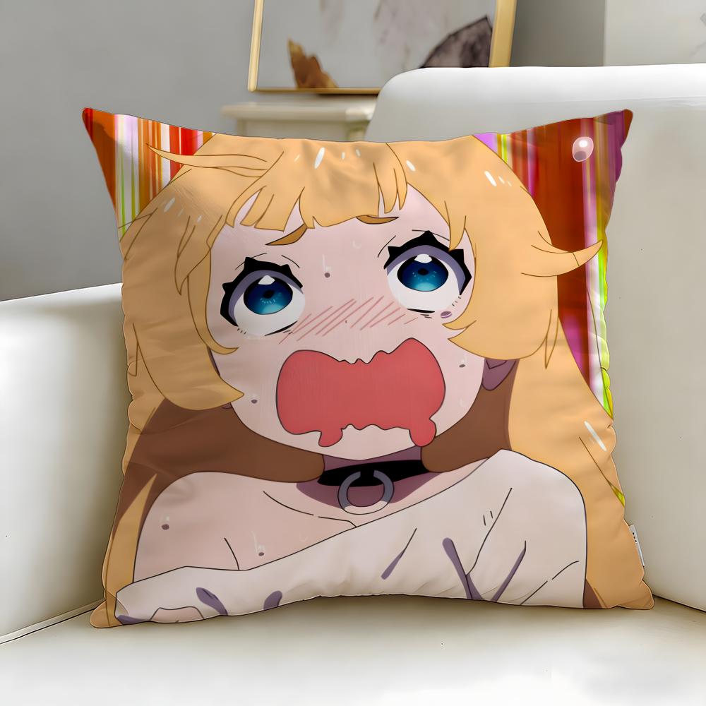 anime Tis Time for Torture Princess Cushion Cover Soft EasyWash Pillow Case Versatile for Couch Bed Travel and Office