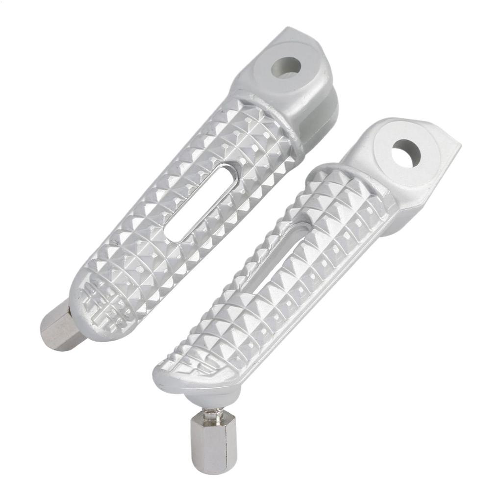 Motorcycle Foot Rest Pedals, Anti-Slip Front Bike Pedals for Street Riding, Durable Footpegs for Highway Mountain Road