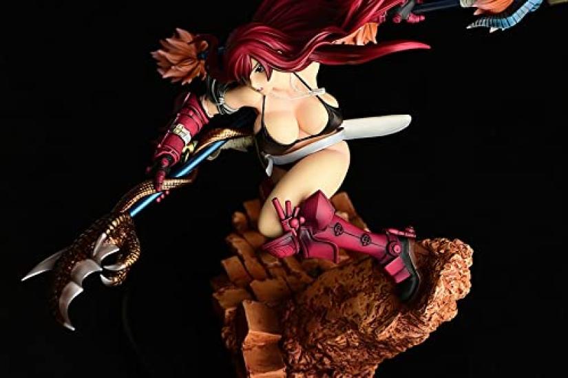 Orca Toys Эрза Алая Рыцарь Другая Красная Чешуя ПВХ Фигурка версия. Color Armor 1/6 Предварительно окрашенный