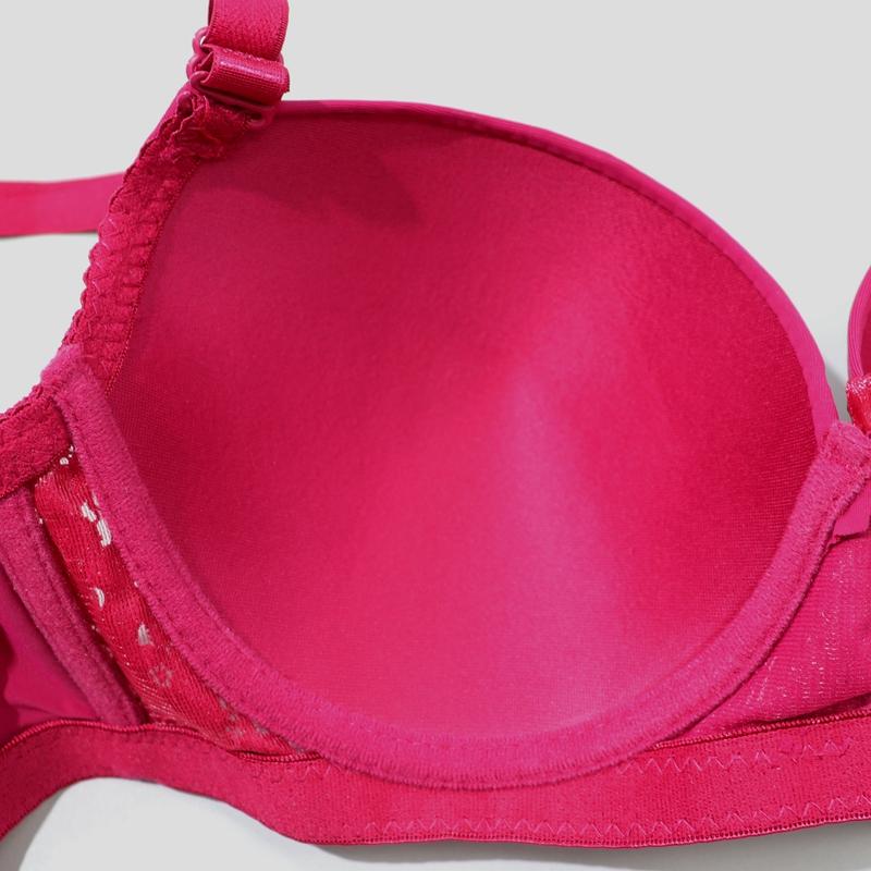 Женский бюстгальтер Тонкая форма C Чашка Бюстгальтеры без подкладок с цветочным кружевом, нижнее белье с проволокой