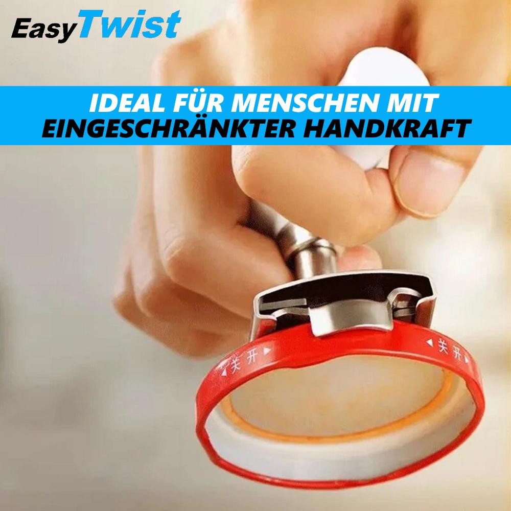 Открывалка EasyTwist, открывалка для банок, открывалка для винтовых крышек, белая