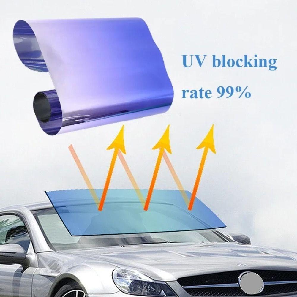 Color Changing Car Sun Visor Film Universal Sun Visor Tint Film Hot Car Sun Shade Film