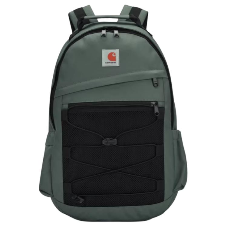 Carhartt WIP Модный квадратный полиэстеровый рюкзак Мужской рюкзак Черный Коричневый Зеленый CHXBGA261026Q