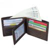 Jiameida Retro Men's Genuine Leather Wallet - Crazy Horse, Multi-Function, Multi-Card Slot, Coin Pocket, Dollar Clip.
