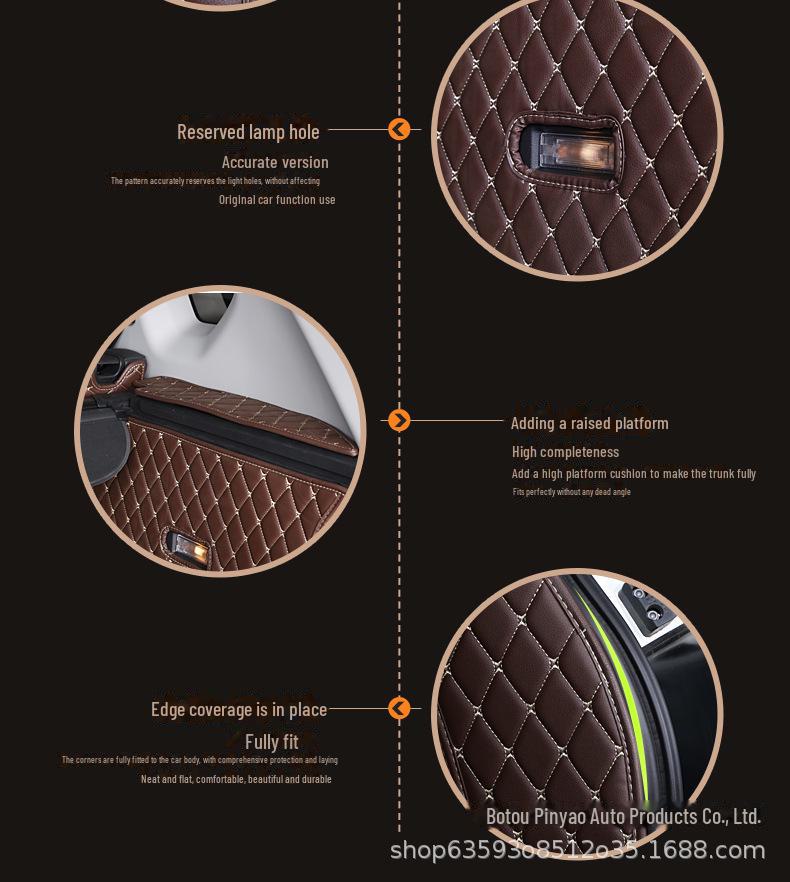 Коврик в багажник Volkswagen Magotan 2022 полностью окруженный, обновление B8B7