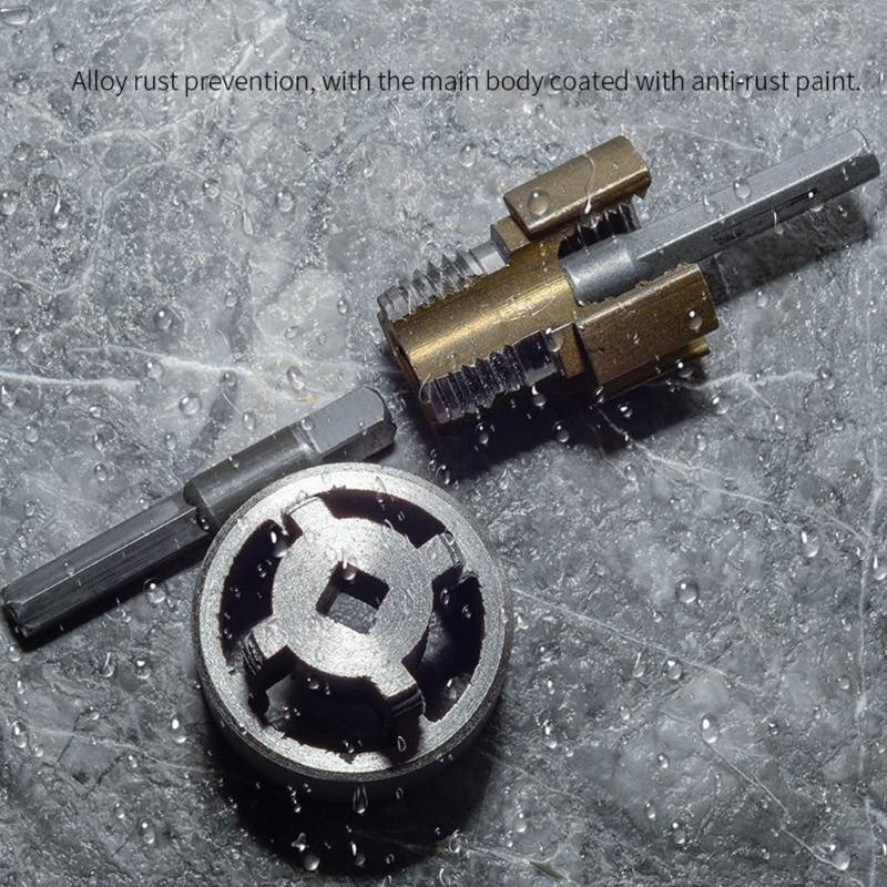 Набор для нарезания резьбы на ПВХ трубах для электродрели Инструмент для нарезания резьбы на ПВХ трубах для электродрели Нарезание внутренней резьбы