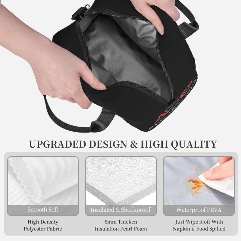 Delta Sigma Theta Sorority Insulated Lunch Bag Women Resuable Thermal Cooler Bento Tote Bag for Work Travel Picnic