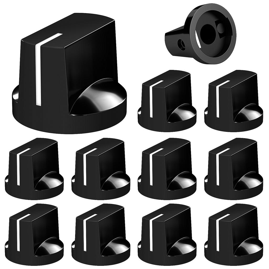 Guitar Pedal Knobs 6.35MM 1510 Control AMP Effect Pedal Knob 1/4 with Set Screw for Electric Guitar Knob