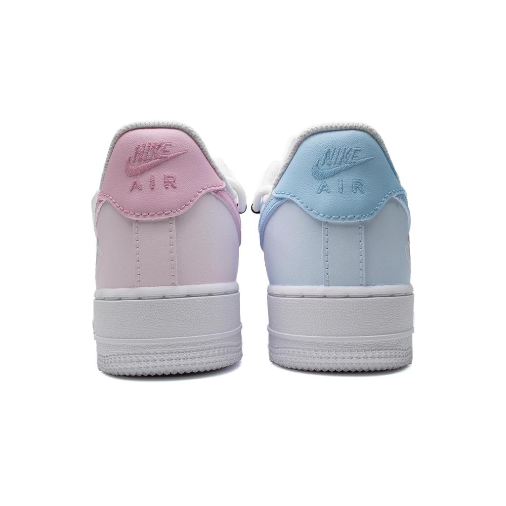 Nike Air Force 1 Low Love Confession Slip Resistant Cushioning Low top Skateboard Shoes Unisex Pink CW2288-111(Team98-)