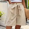 Women's Fashion Summer Spring Solid Color Print Shorts