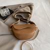 Simple Saddle Bag Women's 2025 New Fashion Wide Shoulder Strap Single Shoulder Messenger Bag