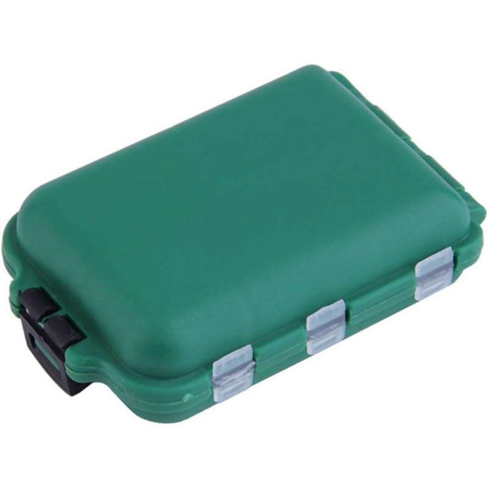 Shrimp Baits Eco-Friendly Plastic Hook Tool Box Lure Case 10 Lattices Fishing Tackle Storage