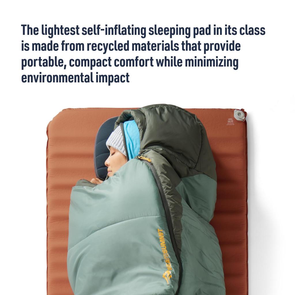 Надувной коврик Sea to Summit Pursuit для кемпинга и туризма, сужающийся, Regular x x, - (72" 22" 2")