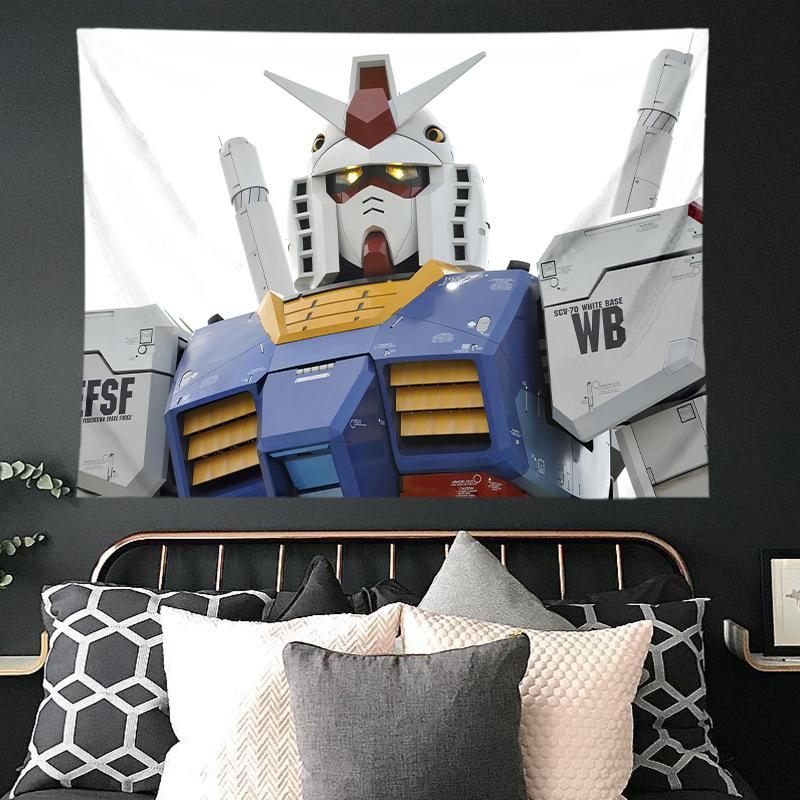 Мобильный костюм Гандам подвесная ткань аниме фон ткань спальня общежитие украшение ткань настенная ткань подвесное одеяло