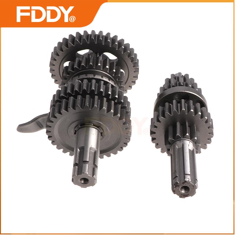 FDDY 110CC ATV 3+1 Transmission Main Counter Shaft Gear Box Set with Shift Fork for ATV with 50cc 70cc 90cc 110cc 125cc Engine.